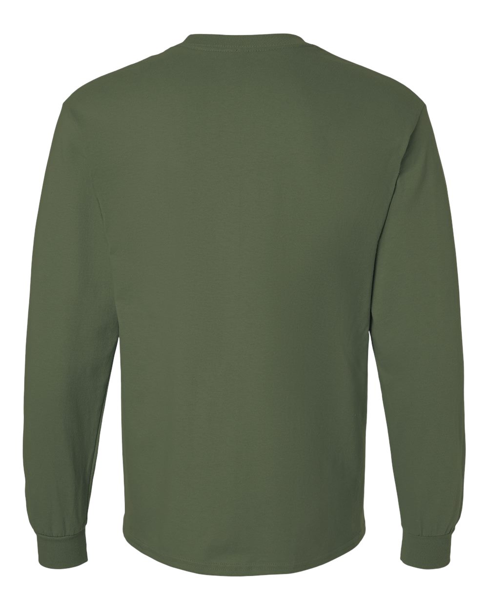 Gildan Long Sleeve T-shirt Military Green