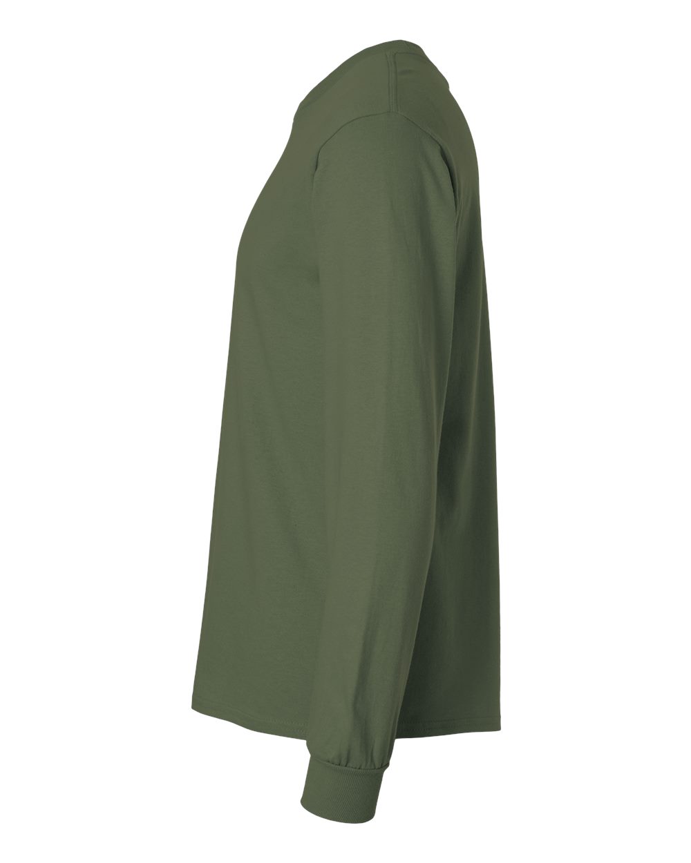 Gildan Long Sleeve T-shirt Military Green