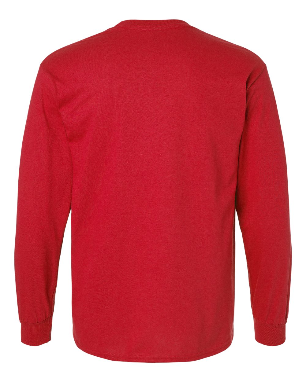 Gildan Long Sleeve T-Shirt Red
