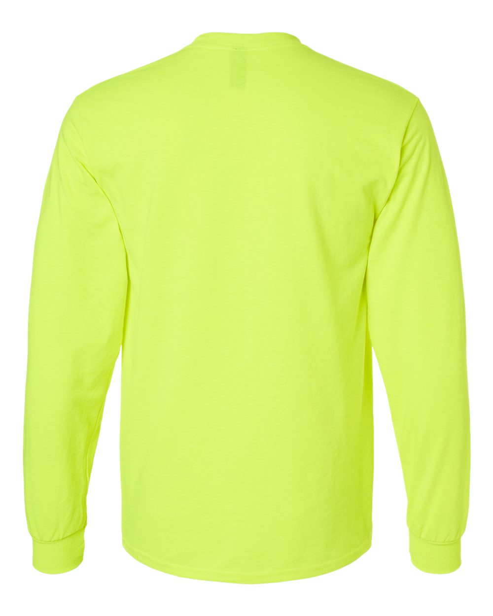 Gildan Long Sleeve T-Shirt Safety Green