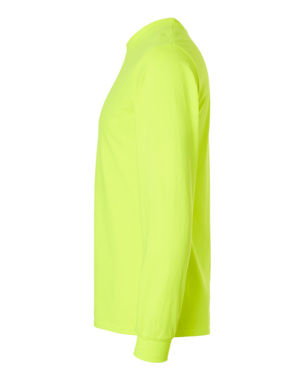 Gildan Long Sleeve T-Shirt Safety Green