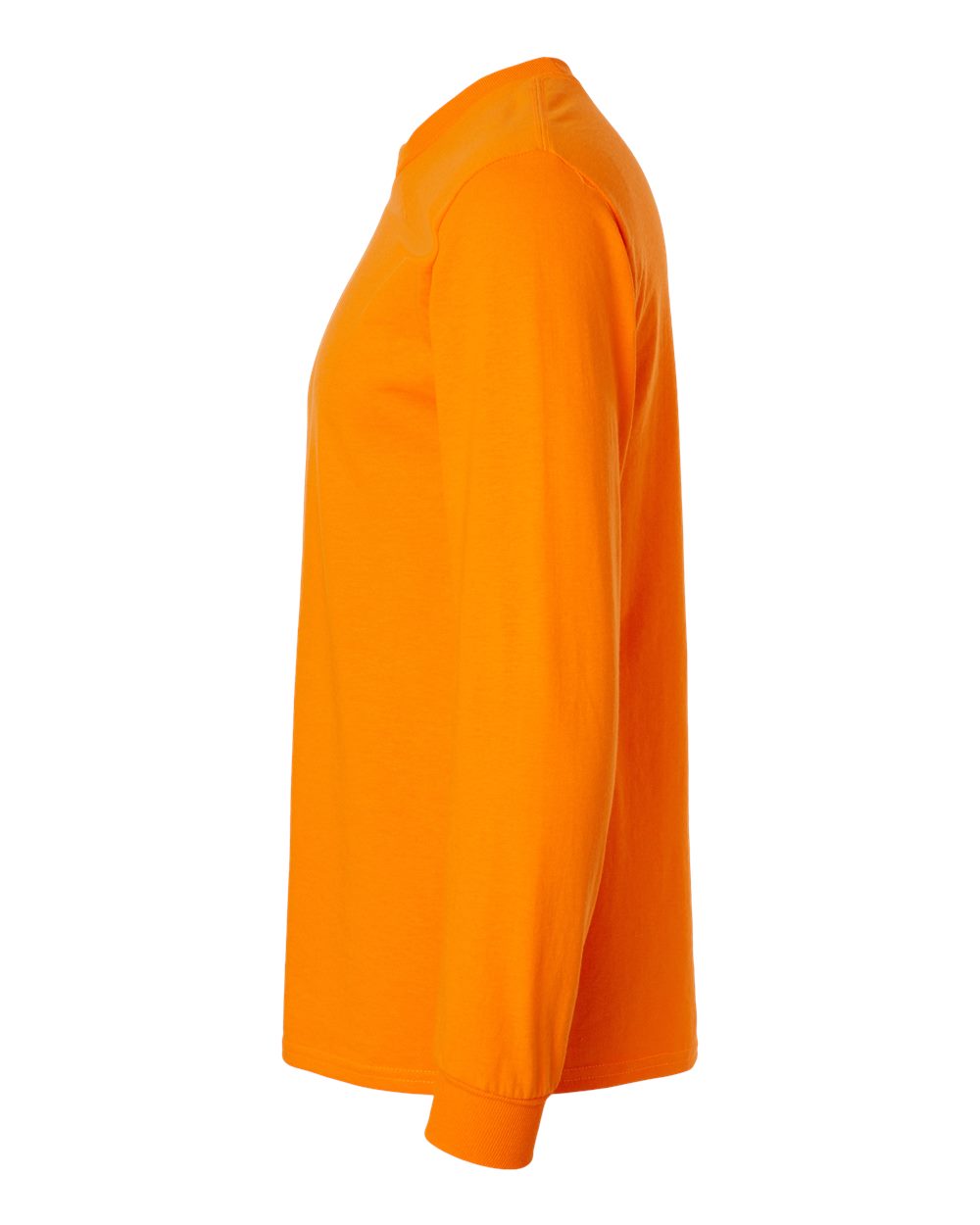 Gildan Long Sleeve T-Shirt Safety Orange