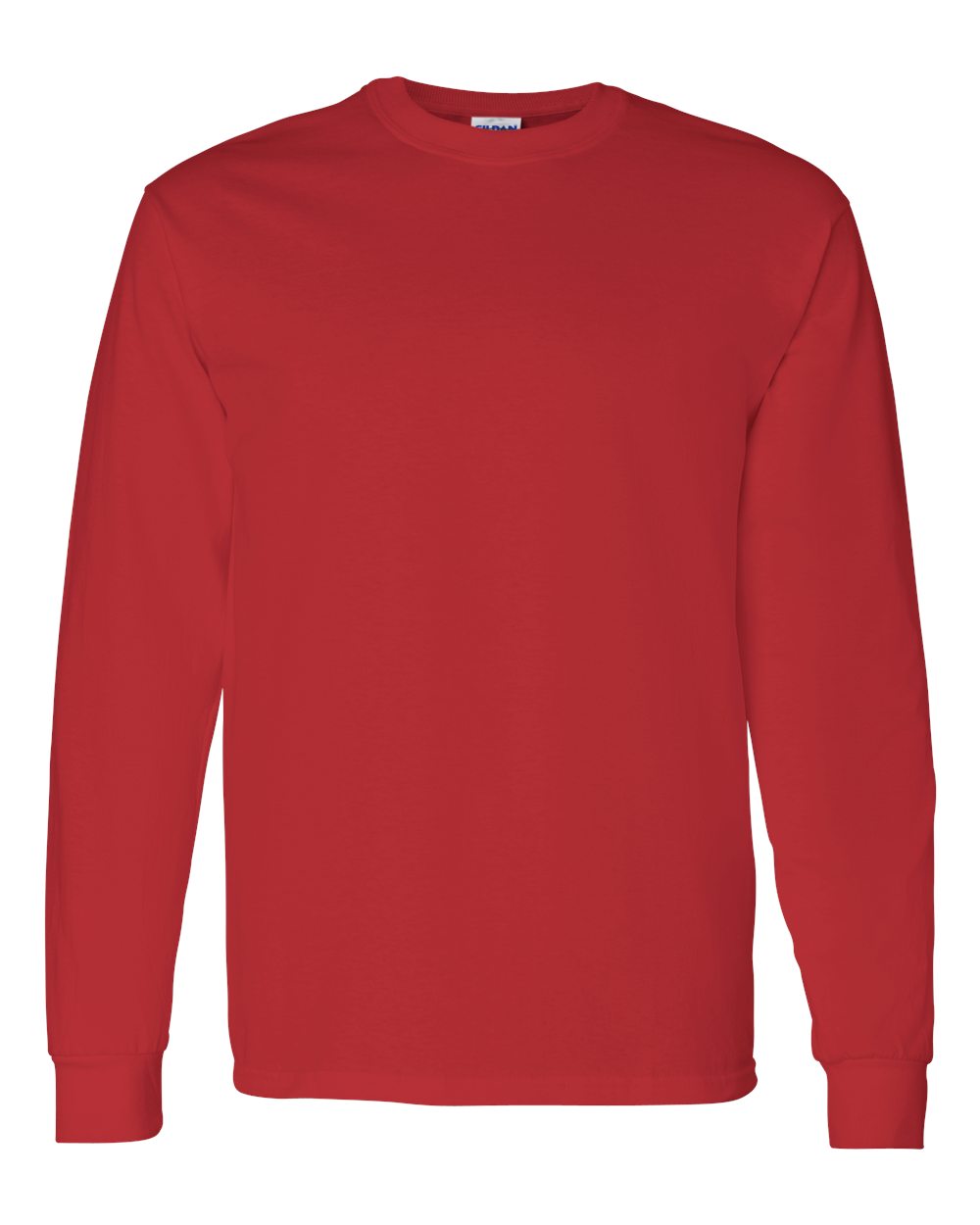 Gildan Long Sleeve T-Shirt Red
