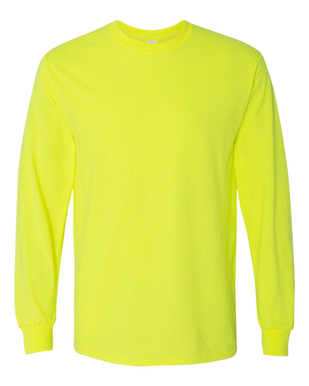 Gildan Long Sleeve T-Shirt Safety Green